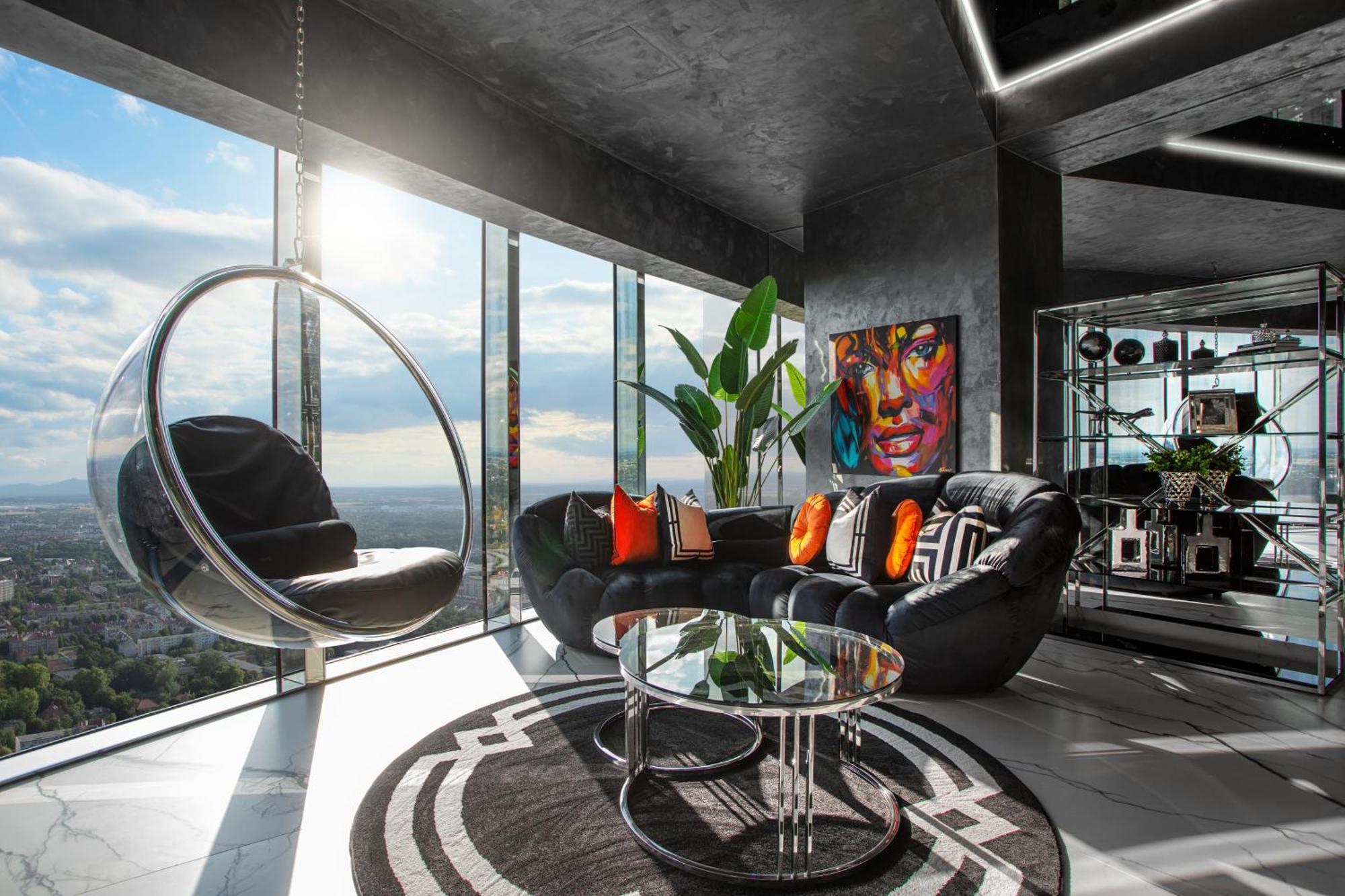 30Th+ Floor Apartments In Sky Tower 브로츠와프 외부 사진