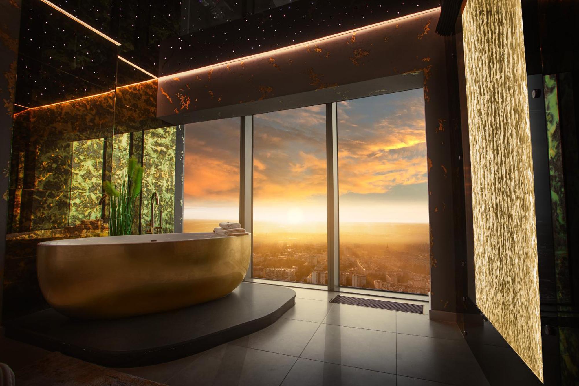 30Th+ Floor Apartments In Sky Tower 브로츠와프 외부 사진